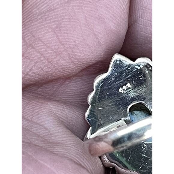 Sterling Silver Golden Hills Turquoise Ring Stamped 925 Southwestern Sz 6 - Picture 4 of 7